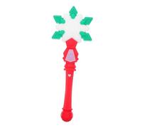 TOYANDONA Christmas LED Snowflake Wand Toy Light Up Glow Stick With Simple One Button Use Magical Accessory For Holiday Parties Birthday Celebrations And Princess Costumes
