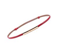 TOYANDONA Cintura in Pelle Rossa da Donna Sottile Accessorio per Abiti Eleganti e Feste Cintura per Spose e Damigelle Accessori per Costumi Femminili Formali