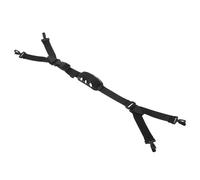 TOYANDONA Cinturino Mentoniera Regolabile la Mento e Gomma Nylon Supporto Riduce Tensione al Collo per Casco di Sicurezza Strade Rurali ed Elettrici