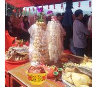 TOYANDONA Ciotola in Ceramica Liscia per Offerte Buddiste Grande Decorazione per Casa e Tempio Contenitore Multifunzione per Cibo e Acqua Regalo Spirituale Pratico