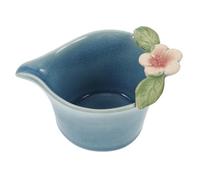TOYANDONA Ciotola in Ceramica Thailandese Blu per Miscelazione Oli Essenziali e Massaggi Elegante Design Versatile per Spa Cucina e Uso Professionale