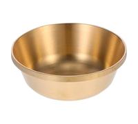TOYANDONA Ciotola per Offerta Buddhista in Ottone, Portatile e Robusta, Oro | Decorazione per Meditazione e Yoga, Adatta a Fiori e Cenere D'incenso, Stile Raffinato