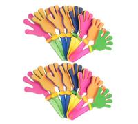 TOYANDONA Clap Hands Rumorosi in Plastica Per Feste e Carnevale, Set Da 20 Pezzi Colorati, Giocattoli Rumorosi Per Compleanni, Eventi Sportivi e Bomboniere Sonore