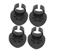 TOYANDONA Clip Adesiva Per Microfono a Forma Di Cuore 4 Pezzi Supporto Per Microfono Compatibile Piccolo e Leggero Per Strumenti Musicali e Amplificatori