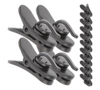 TOYANDONA Clip Microfono da Bavero 15 Pezzi, Morsetto per Cavi Microfono Resistente e Leggero, Supporto Filo Auricolari per Riunioni e Presentazioni