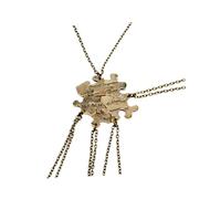 TOYANDONA Collana alla Moda Ciondolo a Forma di Puzzle Cuore, Accessori per Ornamenti per Amanti e Decorazione del Collo, Set Creativo per Migliori Amici