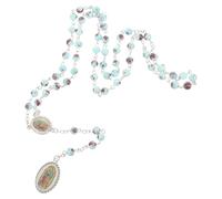TOYANDONA Collana di Perline da Preghiera per Donna e Uomo in Lega Verde, Design Robusto e Facile da Portare, per Momenti di Meditazione e Spiritualità