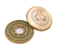TOYANDONA Compass portatile rotonda tascabile antica rame a ruota tavolo