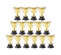 TOYANDONA Confezione da 30 mini trofei premi, trofeo d'oro per feste di laurea, tornei sportivi, premi scolastici per bambini in aula e decorazioni per premi premio