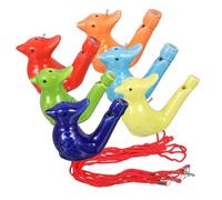 TOYANDONA Confezione Da 6 Giocattoli Da Bagno A Forma Di Con Fischietto - Fischietti Originali Per Bambini Giocattoli Musicali A Carica Perfetti Per Il Divertimento Durante Il Bagno