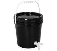 TOYANDONA Contenitore per in Ermetico Coperchio Rubinetto con Flusso a Controllo Acqua Plastica Spesso da 10 Litri Manico Sagomato e Design a Pareti Rinforzate per Uso in Esterno