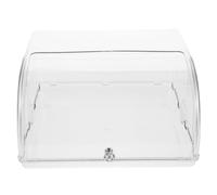 TOYANDONA Contenitore per Pane Fresco da Banco con Chiusura Trasparente Custode Pane Elegante e Pratico Biscotti e Muffin per Cucina e Pasticceria