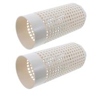 TOYANDONA Contenitori per Compost da Giardino in Plastica Fori di Ventilazione 2 Pezzi, Compostiera Interrata per Vermicompostaggio da Rifiuti Alimentari, Resistente per Uso Esterno