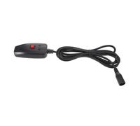TOYANDONA Controller Cablato per Macchina del Fumo Segnale 3-pin, Telecomando Stabile e Preciso per Performance su Palco e Concerti, Design Compatto in Plastica Nera