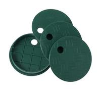TOYANDONA Coperchio Rotondo per Scatola Valvole Irrigazione da 6 Pollici, Set 4 Pezzi in Plastica Rinforzata Resistente alle Intemperie, Protezione Anti Detriti per Sistemi Irrigazione