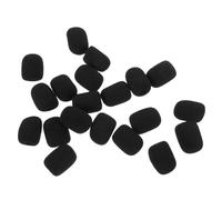 TOYANDONA Copertura Per Microfono in Spugna 30 * 22 * 8mm Parabrezza Per Microfono Nero Per Cuffie
