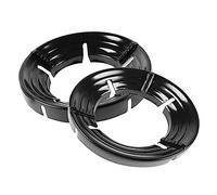 TOYANDONA Copertura Risparmio Energetico Smaltata, Parabrezza Antivento Per Fornelli a Gas 5 Aperture, Copertura Funzionale Per Cucina Domestica e Ristoranti