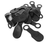 TOYANDONA Coperture Antiscivolo in Silicone Nere per Grucce, 100 Pezzi, Elastiche e Resistenti, per Appendiabiti in Legno e Plastica, Adatte per Uso Domestico e Organizzazione Armadio