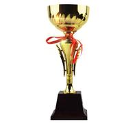 TOYANDONA Coppa Oro per Competizione e Cerimonia Scolastica | Premio per Concorso Scuola Primaria, Coppa per Educazione Fisica, Finitura Oro, Metallo Resistente