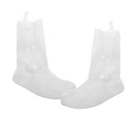 TOYANDONA Copriscarpe Antipioggia Impermeabili in Silicone Antiscivolo e Riutilizzabili Set da 2 Paia per Adulti Protezione per Ciclismo Viaggi e Uso Outdoor Taglia 36/37 Colore