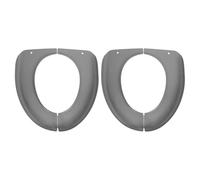 TOYANDONA Copriwater Pieghevole in Plastica 2 Pezzi, Cuscino per Sedile WC Portatile per Adulti, Accessorio da Viaggio per Bagno Pubblico, Hotel e Campeggio, Compatibile Sedili Standard