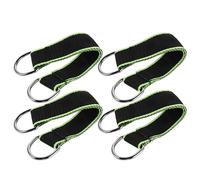 TOYANDONA Corde di Sicurezza Doppio Strato 32Mm X 26Cm per Altalene da Esterno Set 4 Pezzi Cinghie Resistenti per Alberi Accessori Sospensione per Amache e Sedie da Giardino