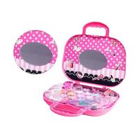TOYANDONA Cosmetici Per Bambin Borsetta Kit Di Makeup Sicuro Specchio Per Giocare e Creare Fantasie