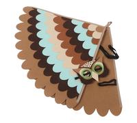 TOYANDONA Costume da Gufo per Piume e Maschera in Feltro | Design Realistico, Resistente allo Sbiadimento, Libertà di Movimento, Lavabile, per Feste e Spettacoli