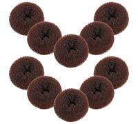 TOYANDONA Creatore di Chignon a Ciambella 15 Pezzi in Nylon per Ragazze, Leggero e Confortevole, per Acconciature da Balletto e Performance
