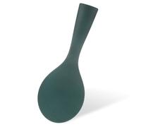 TOYANDONA Cucchiaio per Riso in Silicone Alimentare Antiaderente Leggero e Verticale per Cucina Paletta Ergonomica per Mescolare e Servire Utensile da Cucina Pratico e Sicuro in Verde