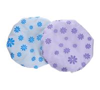 TOYANDONA Cuffia da Bagno 2 Pezzi in Satin e Microfibra Elastico Morbido Adatta per Chioma Ricci e Trecce per Uso Doccia e Notte