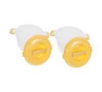 TOYANDONA Cuociriso Per Microonde 2 Pezzi Contenitori Per Alimenti Plastica Maniglia Pratica Grande Capacità Per Uso Domestico, Ufficio e Ristorante