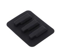 TOYANDONA Cuscinetto Silenzioso Silicone Per Chitarra Acustica Accessorio Pratico Per Esercitazione Musicale Materiale Resistente e Leggero Facile Da Trasportare e Installare Colore Nero