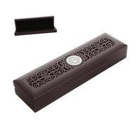 TOYANDONA Custodia Per Armonica in Legno 24 Fori, Scatola Porta-armonica Compatta e Resistente, Contenitore Portatile Per Trasporto e Protezione Strumenti Musicali