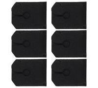 TOYANDONA Custodia Protettiva per Testina di Rasoio da Uomo in Pelle PU Set da 6 Pezzi Copri Rasoio Compatto e Antigraffio per Viaggio e Uso Domestico