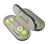 TOYANDONA Custodia Rigida per Occhiali da Sole e Custodia per Lenti Contatto Astuccio per Occhiali da Viaggio per Accessorio per Lenti Contatto