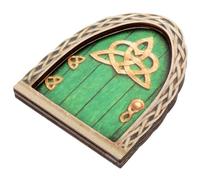 TOYANDONA Decorazione delle Porte delle Fiabe in Legno Arredamento per la casa all'aperto lavoretti con Porte fatate in Miniatura Artigianato Porta Fata in Legno di Legno