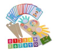 TOYANDONA Didattico Matematica Animali in Legno per Interattivo Apprendimento Cognitivo e Calcolo per Casa e Scuola