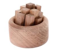 TOYANDONA Diffusore di Olio Essenziale in Legno di Noce Nero Decorazione Naturale per Ufficio e Casa Ornamentale in Legno di Faggio Design Manuale Sicuro e Duraturo per Aromaterapia e