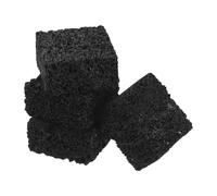 TOYANDONA Diffusore di Pietre Laviche Nere 4 Pezzi 4x4x2 Cm, Diffusore Passivo di Oli Essenziali in Pietra Vulcanica Porosa per Aromaterapia Casa, Ufficio, Yoga e Meditazione, Rilascio