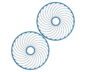 TOYANDONA Disco Lancio a Mano Rete da Pesca 46 Cm, Set 2 Pezzi Robusti e Riutilizzabili in Plastica, Accessori Pesca per Uso Esterno e Multisport