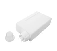 TOYANDONA Dispenser per Detersivo Liquido da 1000ml in Hdpe Bianco Riutilizzabile e Resistente alla Deformazione per Uso Domestico e Lavanderia
