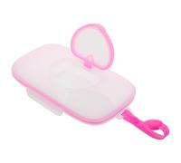 TOYANDONA Dispenser per Salviette Umidificate da Viaggio a Forma di Cuore in Pp Leggero e Resistente, Custodia Portatile per Borsa o Passeggino, per Ragazzo Ragazza e Uscite