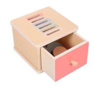 TOYANDONA Elementi costitutivi della Prima educazione Montessori Giocattoli per l'ordinamento dei Colori sensoriale del smistamento del Colore Legno