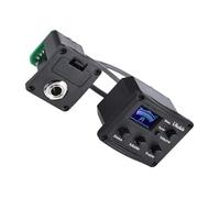 TOYANDONA Equalizzatore Ukulele Pickup Piezo e Sintonizzatore Digitale a 3 Bande in Plastica Nero per Accordatura Precisa e Controllo Tonale