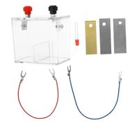 TOYANDONA Esperimenti Batteria Frutta DIY con Lastre Rame Ferro per Kit Scienze Materiale Resistente e Stabile per Ricerca