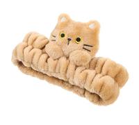 TOYANDONA Fascia Pratica e Delicata sulla Pelle in Pile Corallo per Chioma Orecchie di Gatto e Accessorio Chioma alla Moda per Lavare Viso
