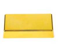 TOYANDONA Fermaporta a Forma di Lingotto d'oro in ABS Design Silenzioso e Antivento, Elegante Fermaporta per Matrimonio e Varie Occasioni Confezione Raffinata