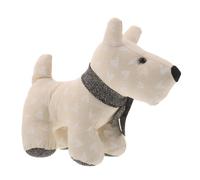 TOYANDONA Fermaporta Cane e Lino Sabbia Fine Decorativo | Design Cartone Simpatico, Blocca Porte in Modo Silenzioso, per Casa, Ufficio, Tappeti e Aria