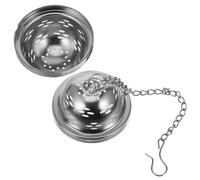 TOYANDONA Filtro Spezie in Acciaio Inossidabile con Rete Fine e Catena per Tè Sfuso e Filtraggio Spezie in Cucina Utensile Pratico per Brodi e Zuppe